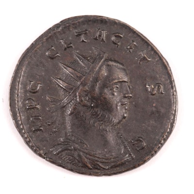 Ancient Roman Imperial AE Antoninianus Coin of Tacitus, ca. 275 AD