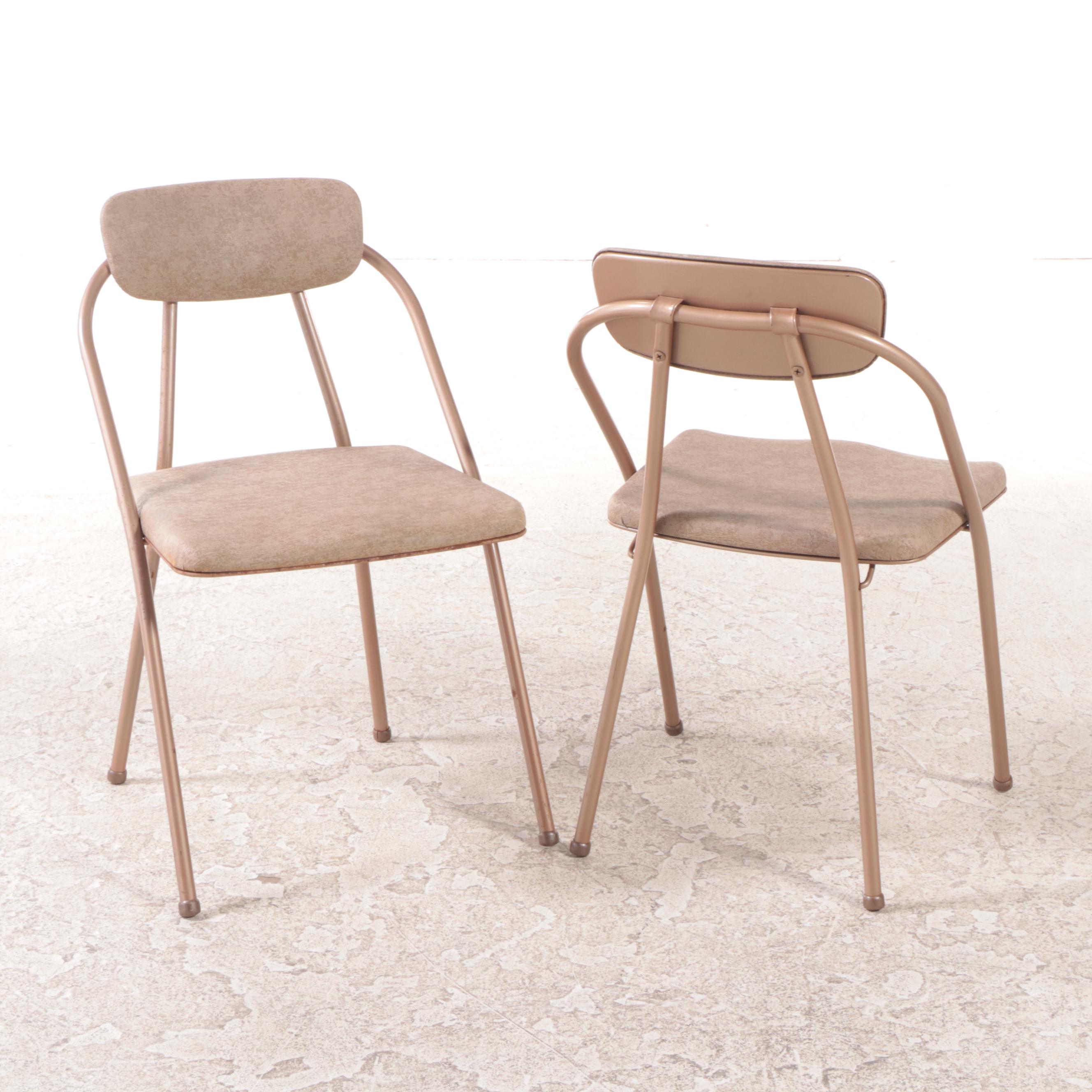 ThreePiece Hamilton Cosco Folding Table and Chairs Set, Mid20th