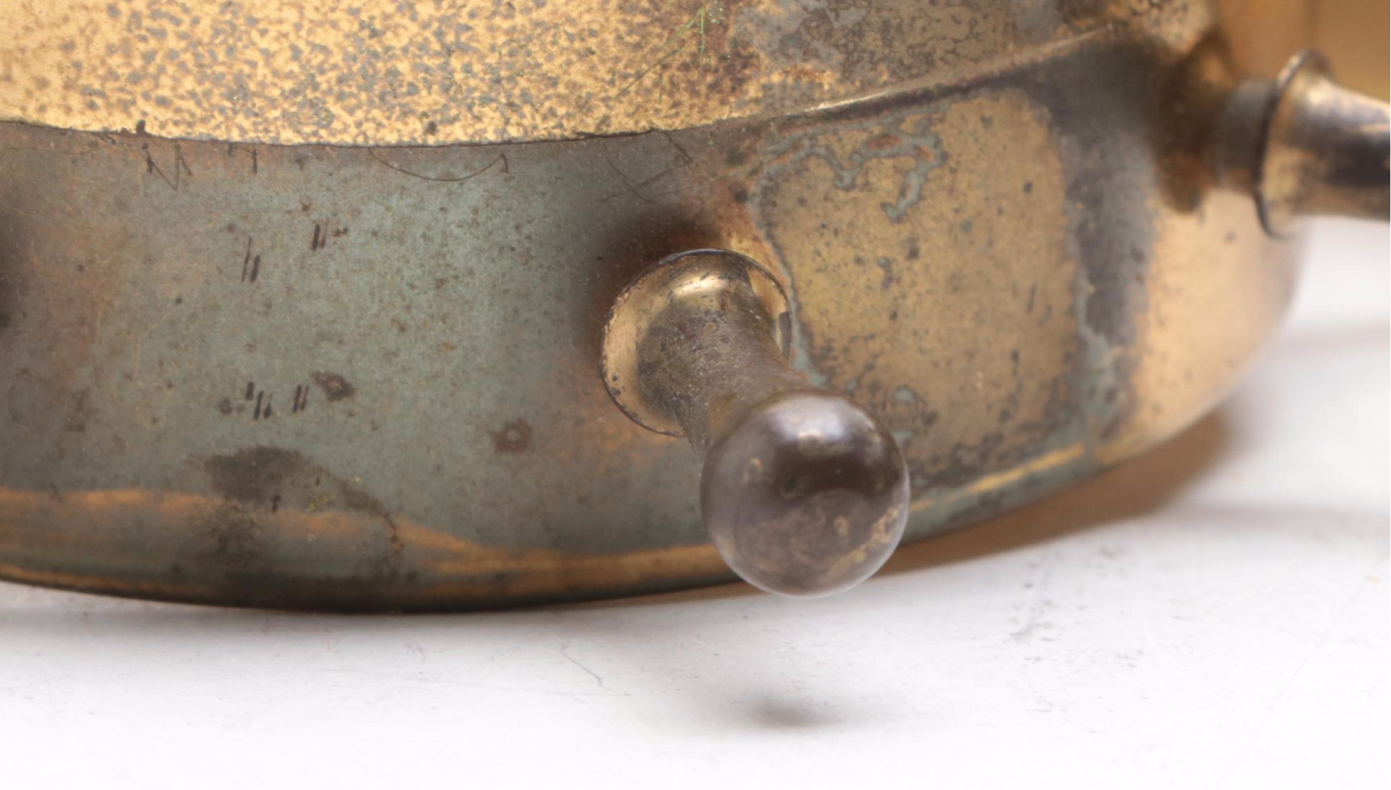 Swift & Andersen Brass Combination ThermometerBarometer, Mid20th