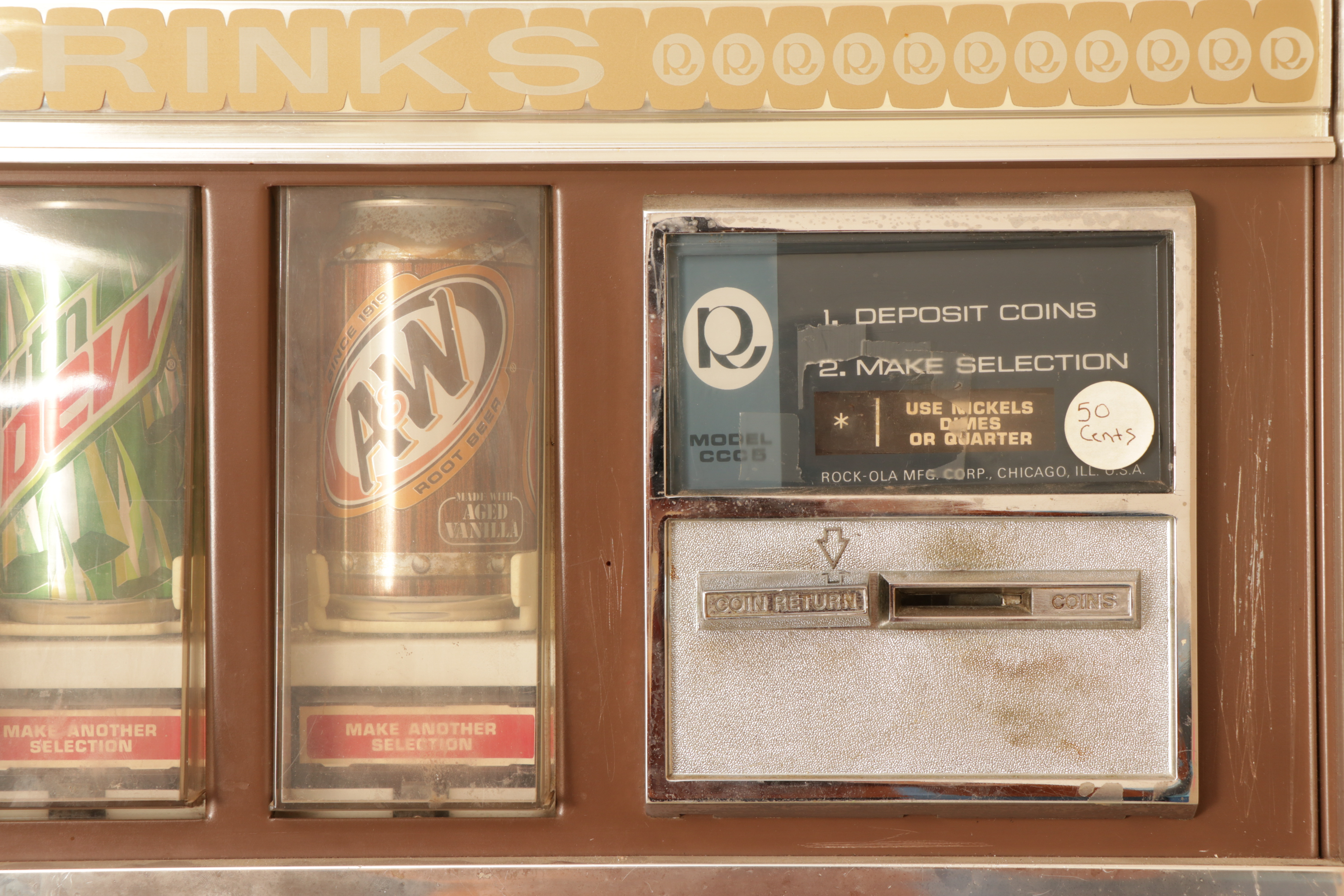 RockOla Model CCC5 Soda Vending Machine, 1970s EBTH