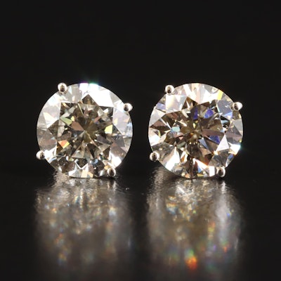 14K 5.70 CTW Lab Grown Diamond Stud Earrings