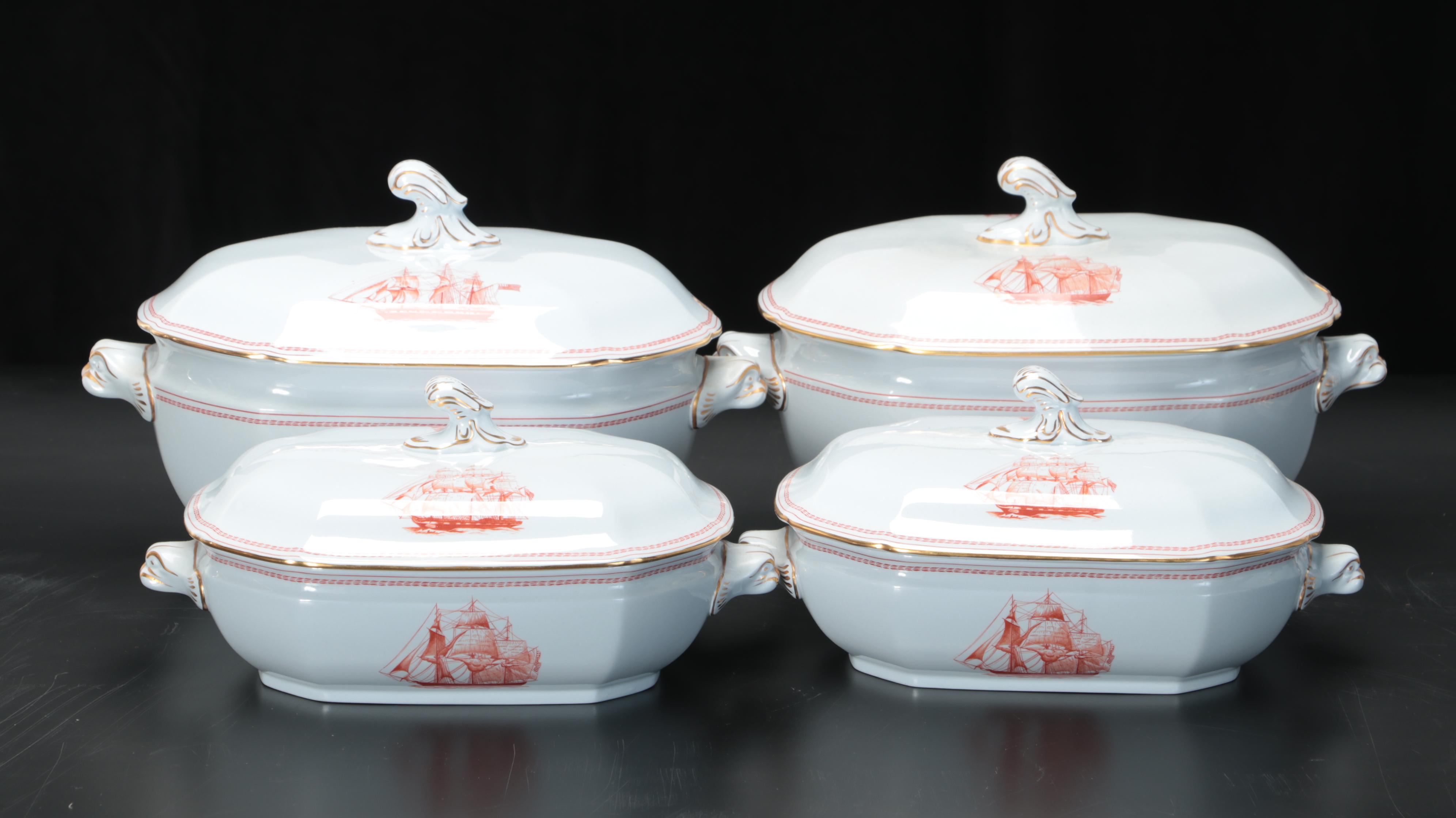 Spode "Trade Winds Red" Tableware, 19621993 EBTH