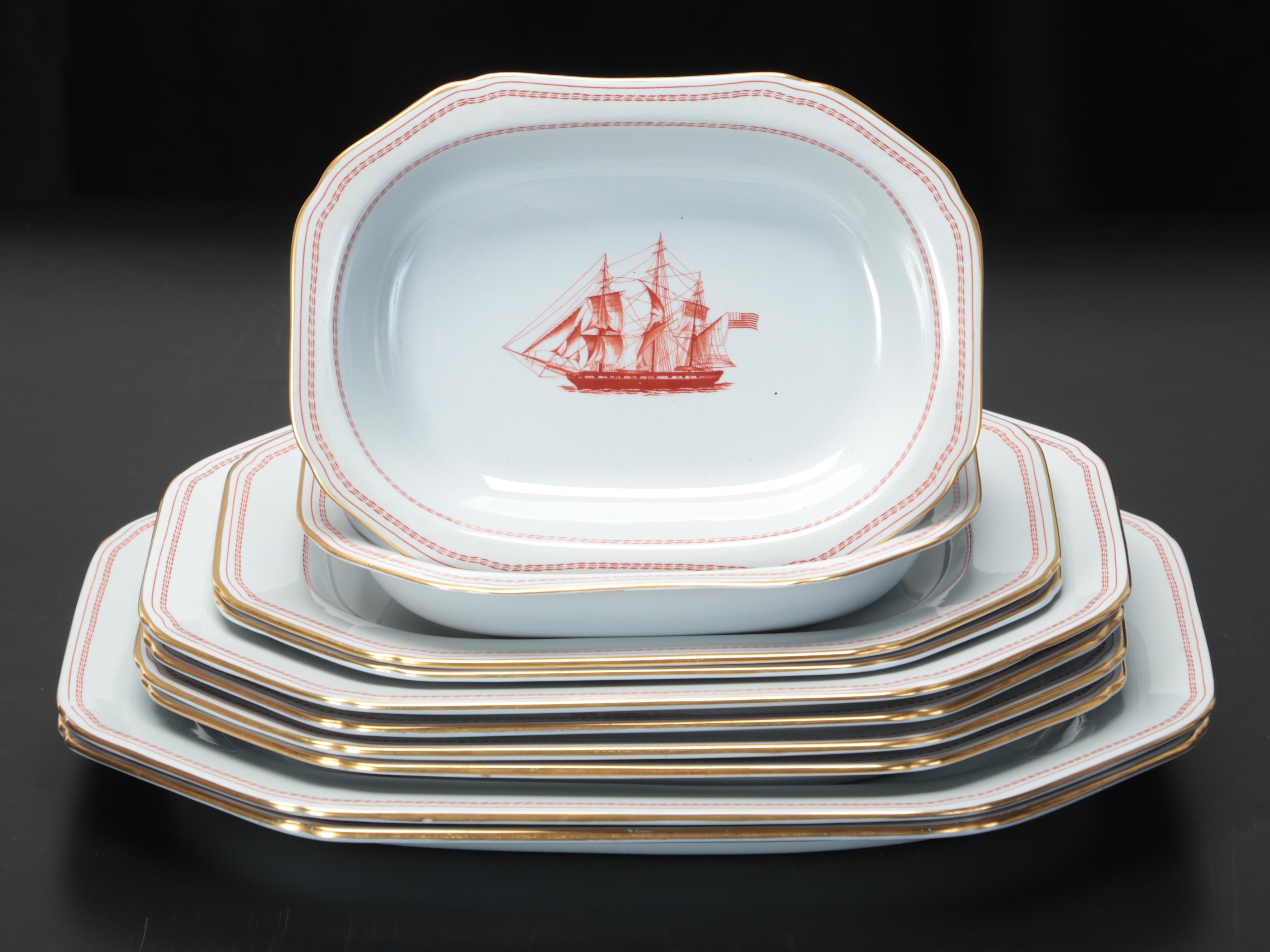 Spode "Trade Winds Red" Tableware, 19621993 EBTH