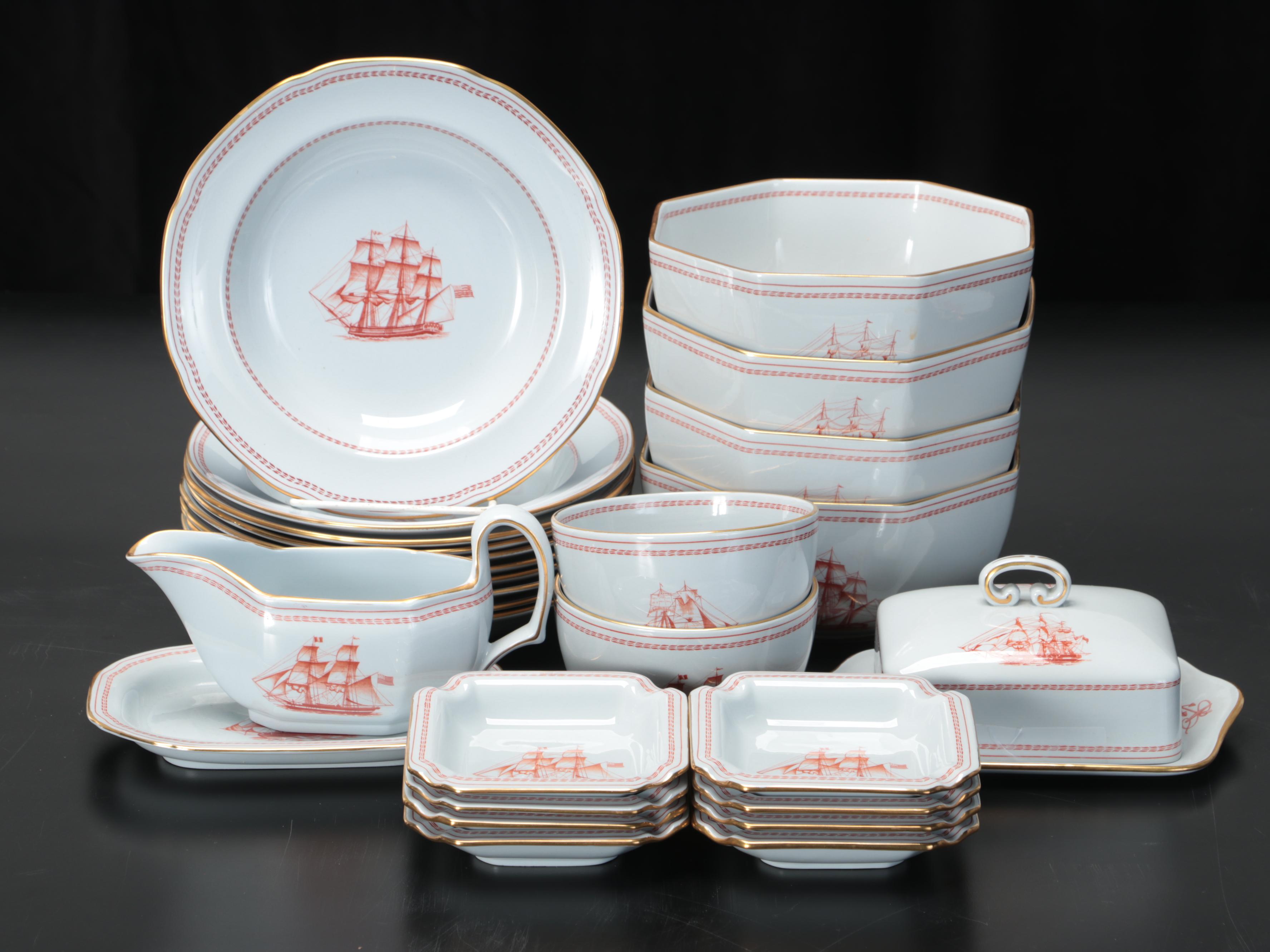 Spode "Trade Winds Red" Tableware, 19621993 EBTH