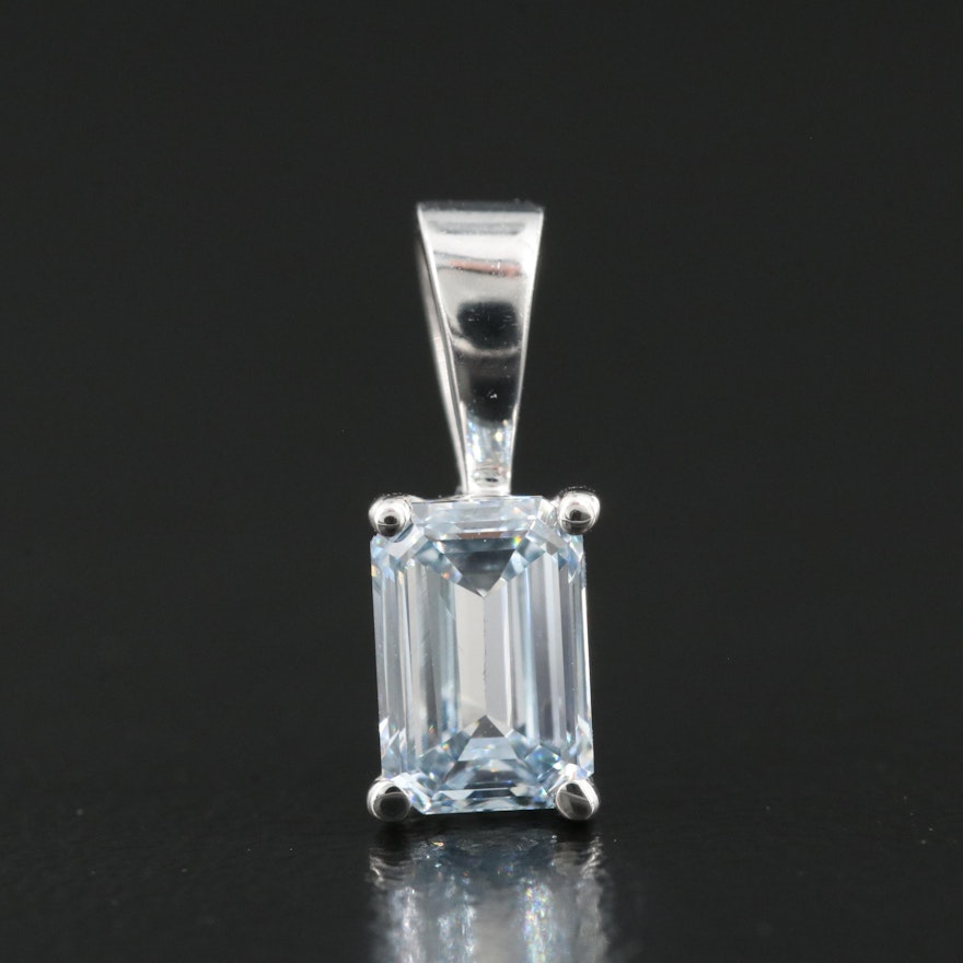 14K 0.59 CTW Lab Grown Diamond Solitaire Pendant
