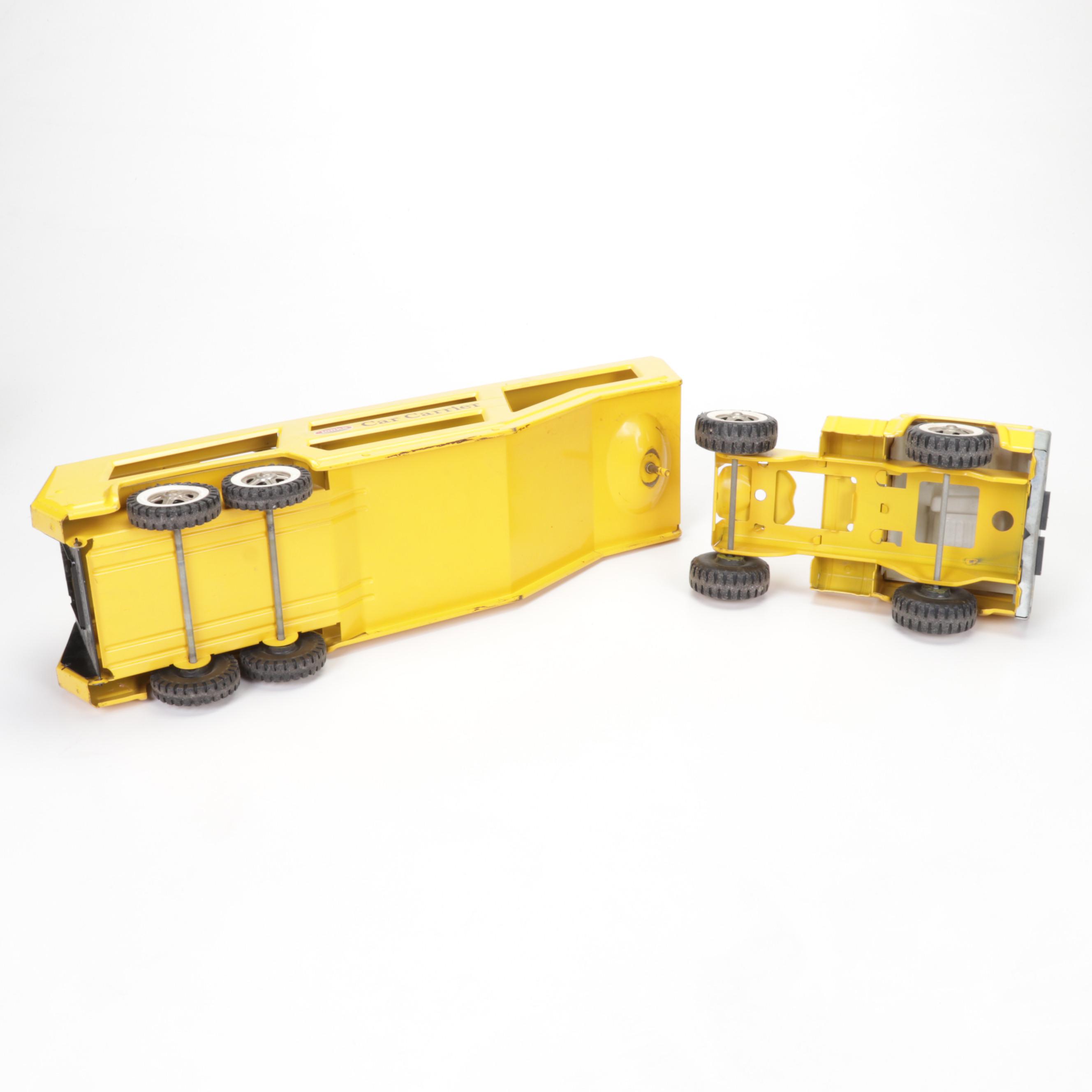 Tonka Car Carrier, Tyco Model Train Cars, and More Toy Vehicles EBTH