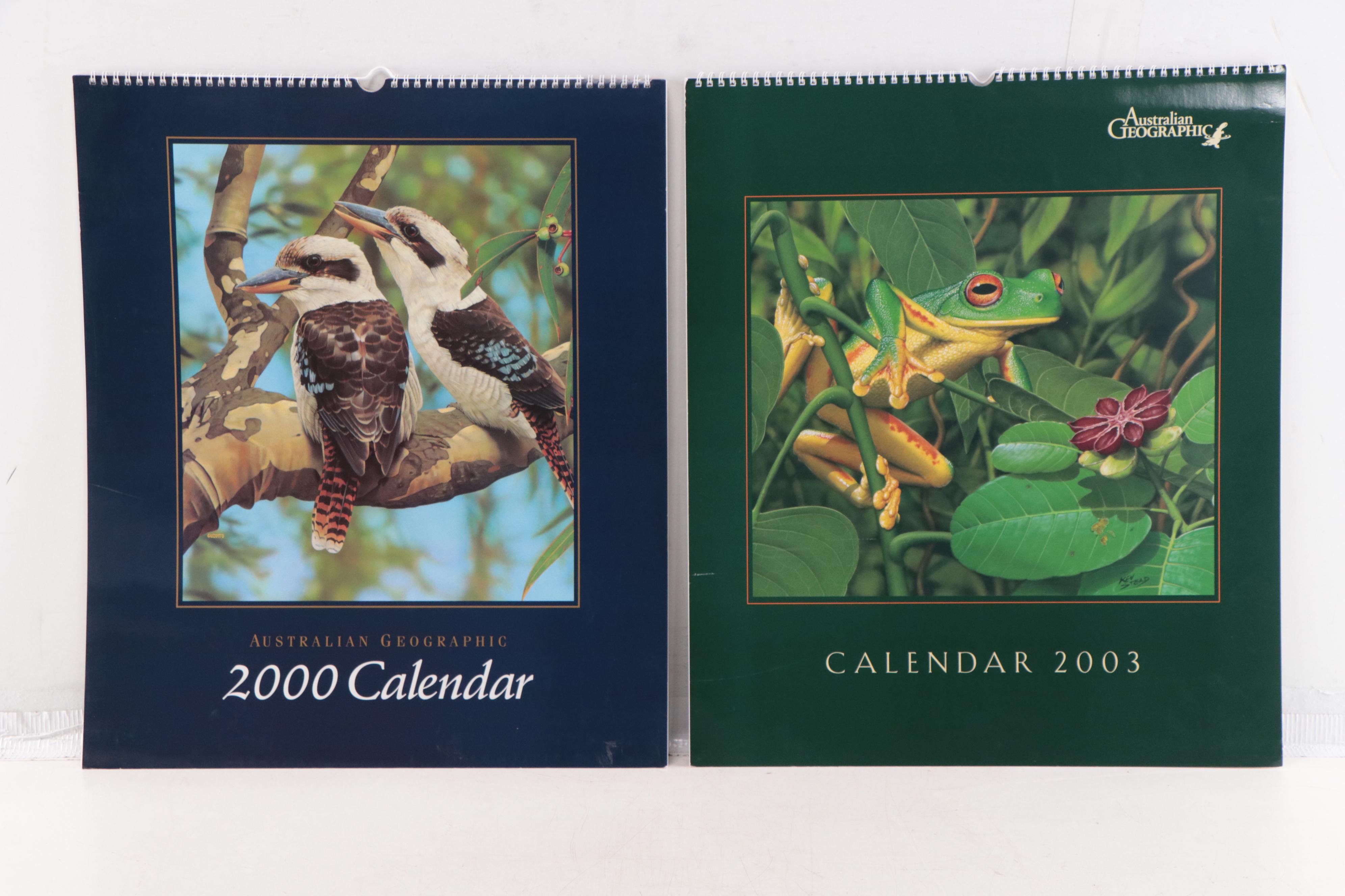 Australian Geographic Art Calendars and &quot;Where&#039;s Waldo?&quot; Poster Book EBTH
