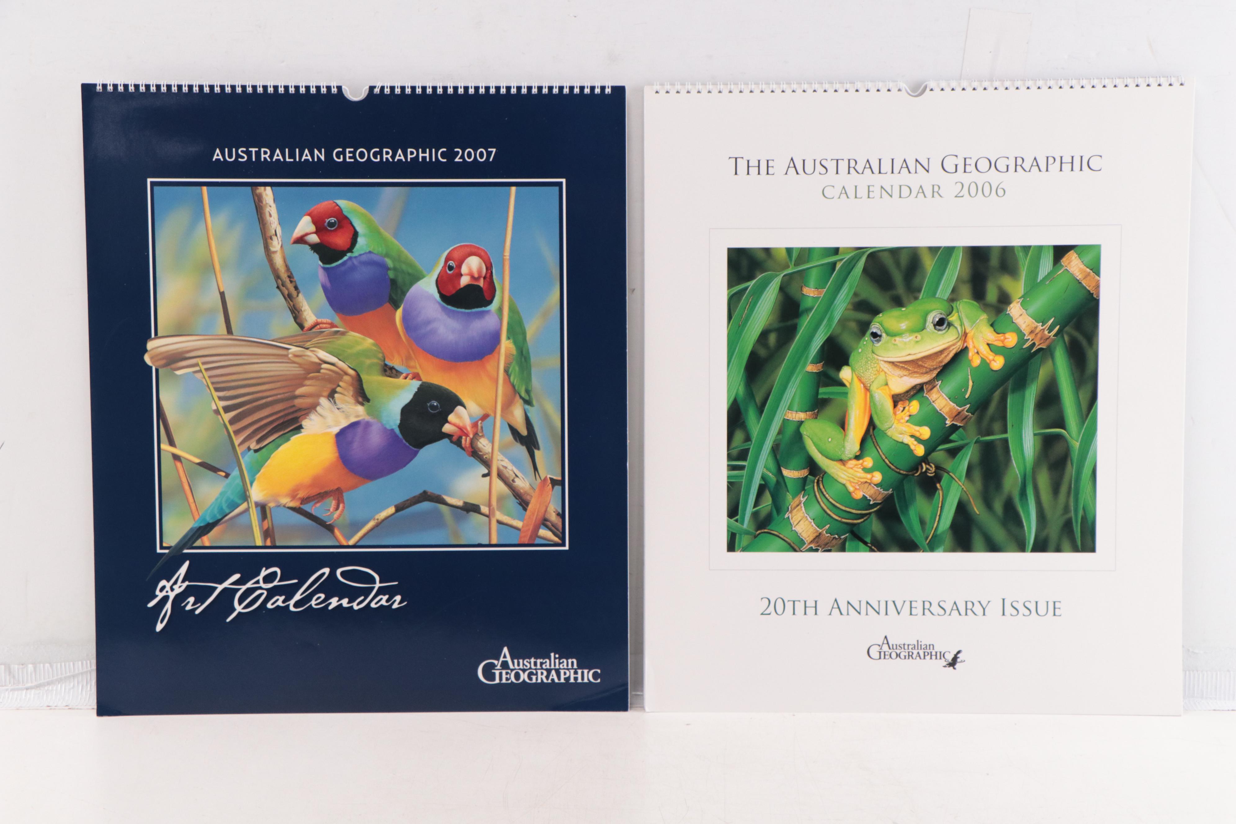 Australian Geographic Art Calendars and &quot;Where&#039;s Waldo?&quot; Poster Book EBTH