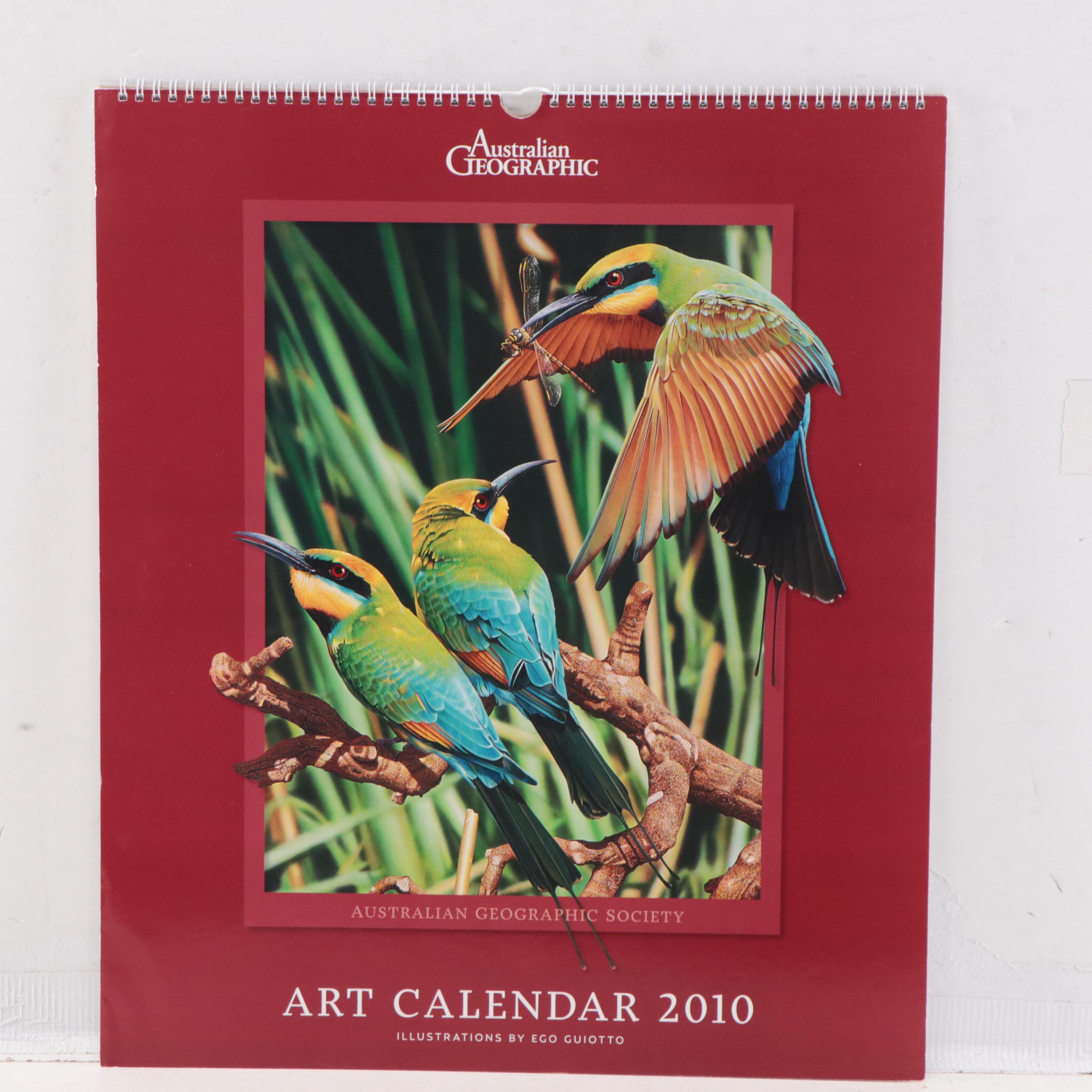 Australian Geographic Art Calendars and &quot;Where&#039;s Waldo?&quot; Poster Book EBTH