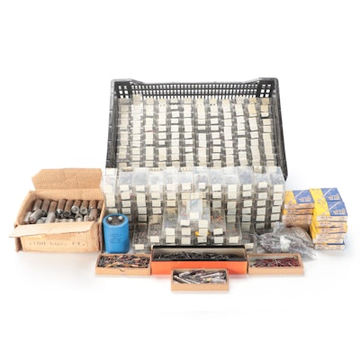 Electric Resistors and Capacitors Collection, Mid to Late 20th Century