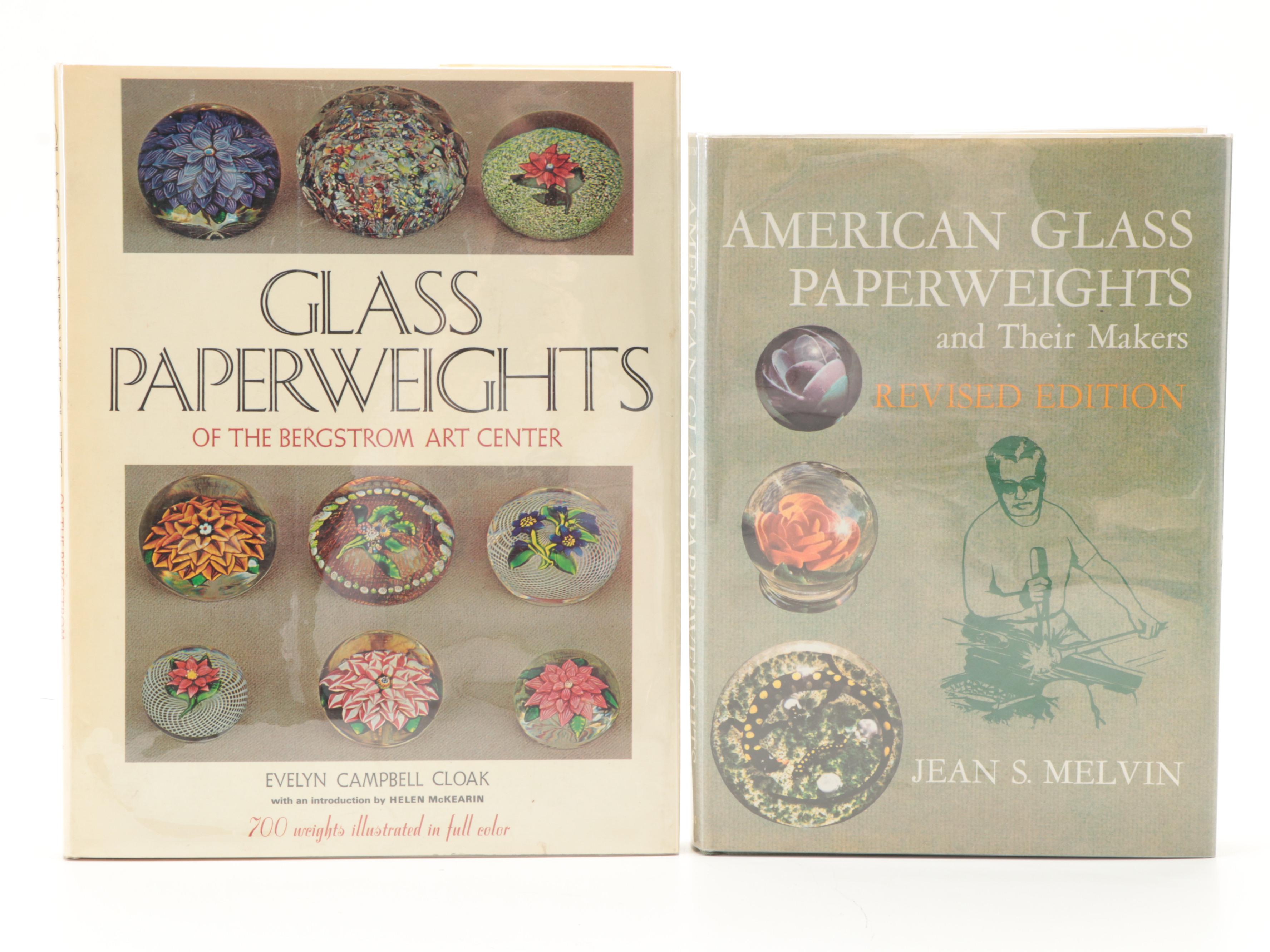 "Identifying Antique Paperweights Millefiori" with Other Glass Collector Books EBTH