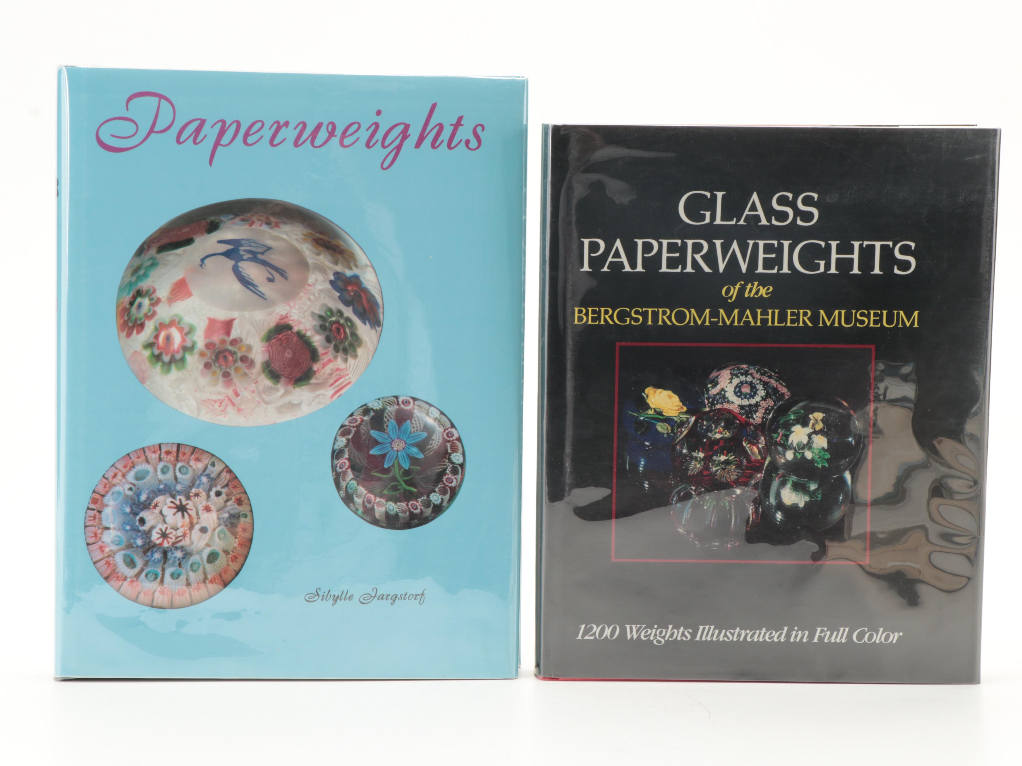 "Identifying Antique Paperweights Millefiori" with Other Glass Collector Books EBTH