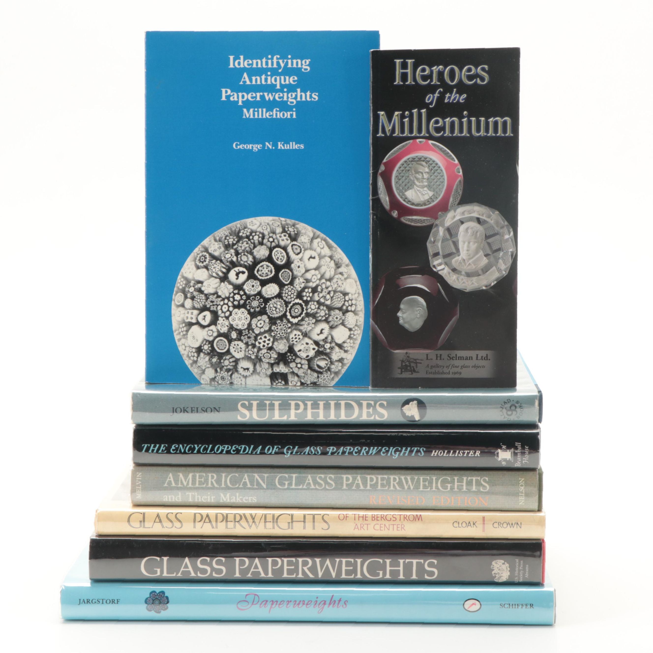 "Identifying Antique Paperweights Millefiori" with Other Glass Collector Books EBTH