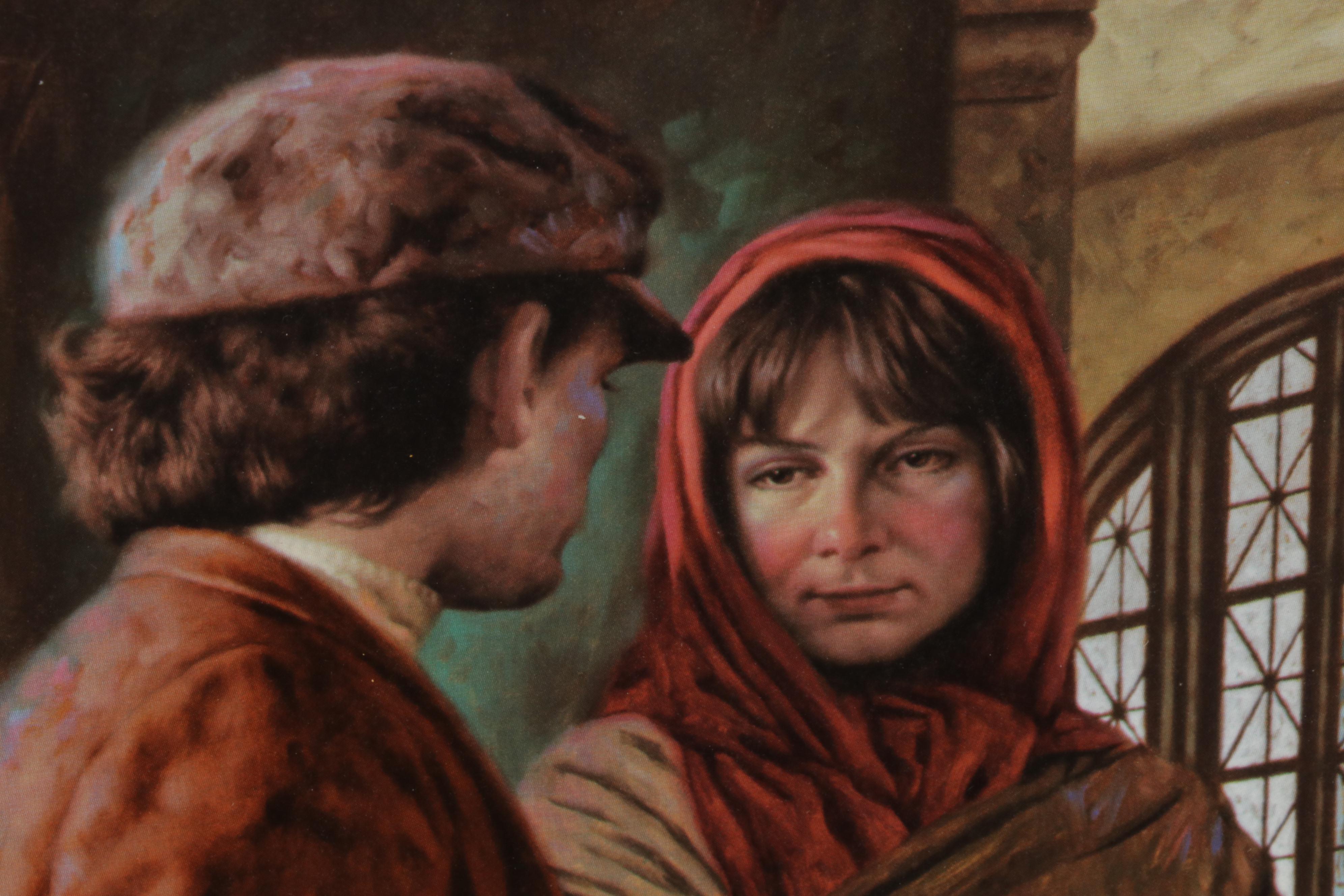 Jim Daly Americana Offset Lithograph "Pillars of a Nation," Circa 1991