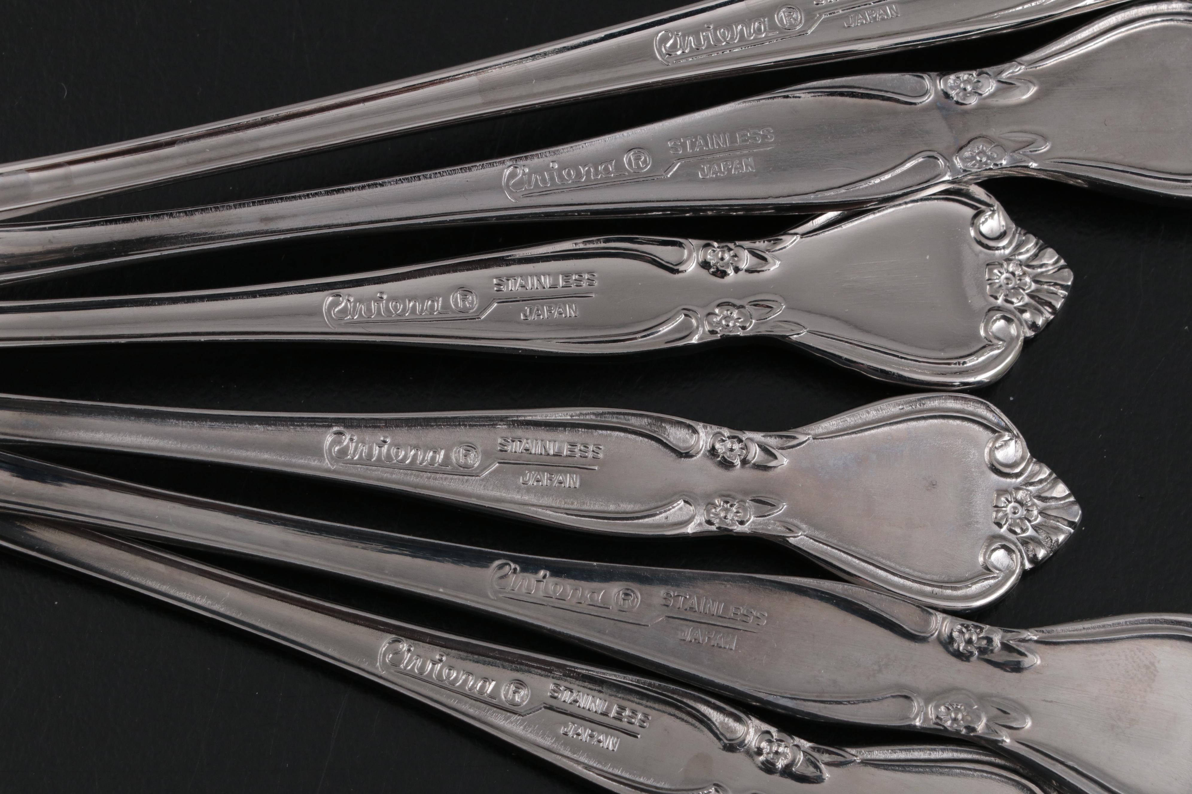 Riviera Stainless Steel Flatware and Serving Utensils EBTH