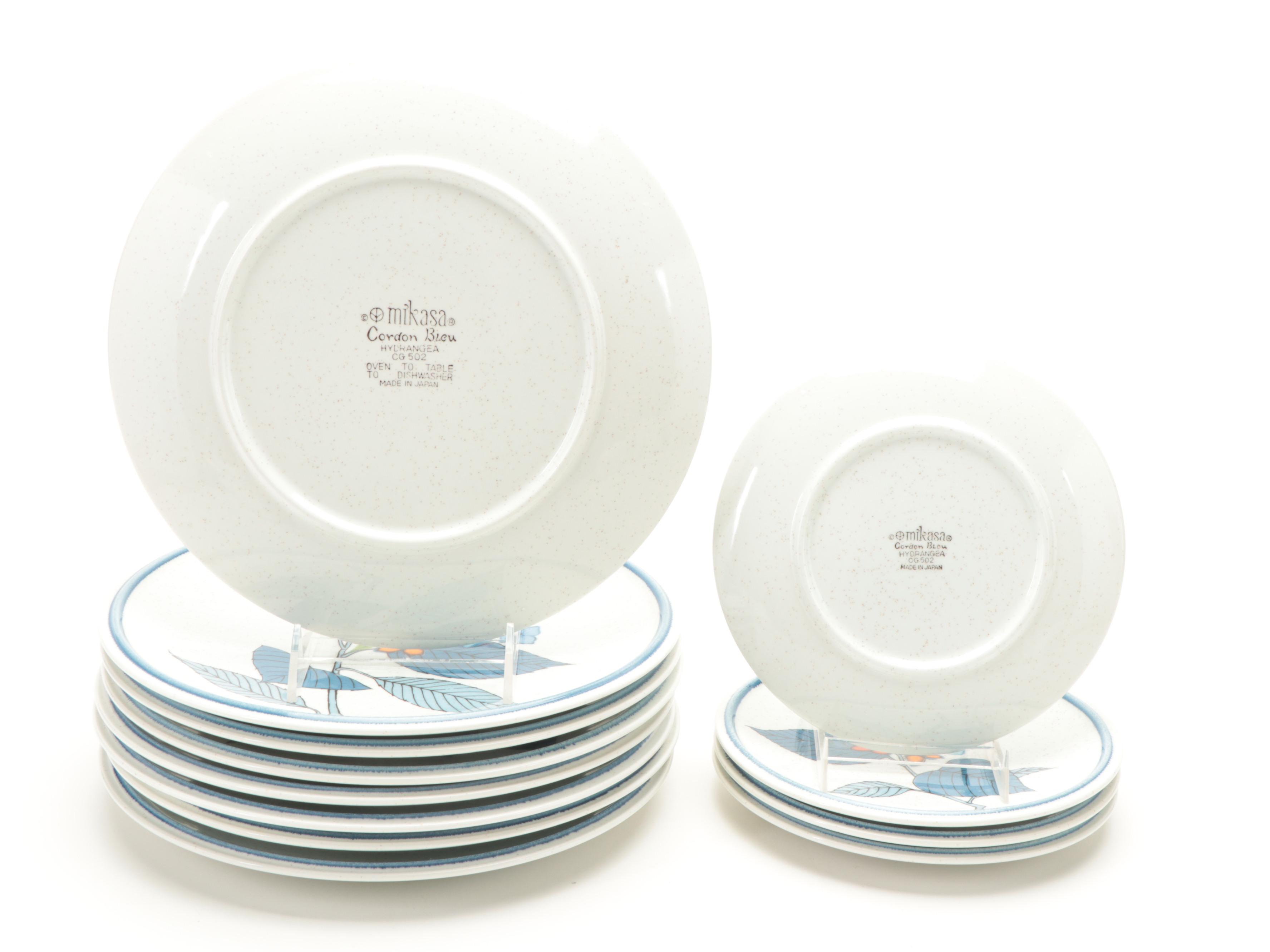 Mikasa "Cordon Bleu" and "Hydrangea" Stoneware Dinnerware and Table Accessories EBTH