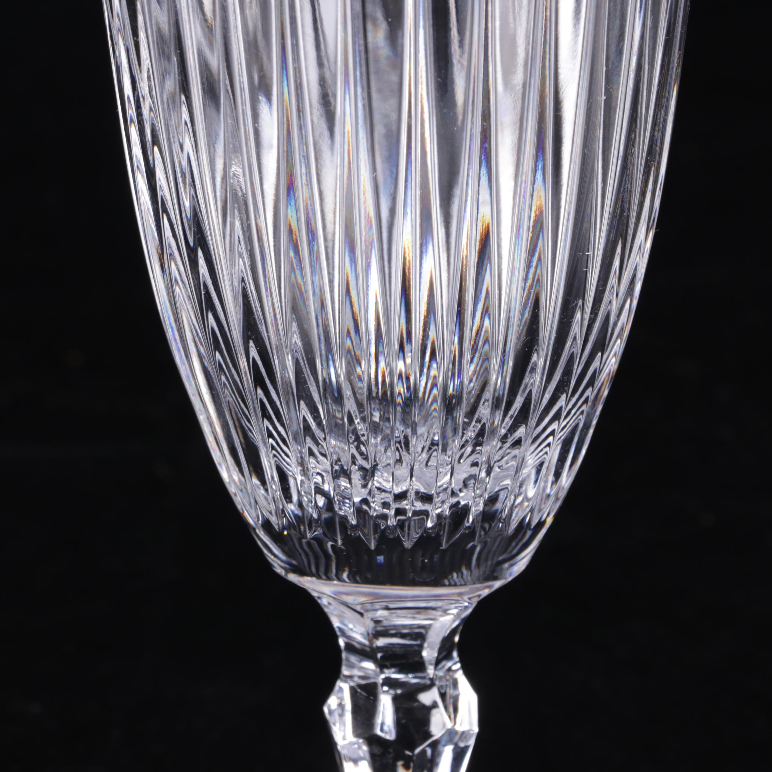 Marquis by Waterford "Hanover Gold" Crystal Goblets and Iced Tea