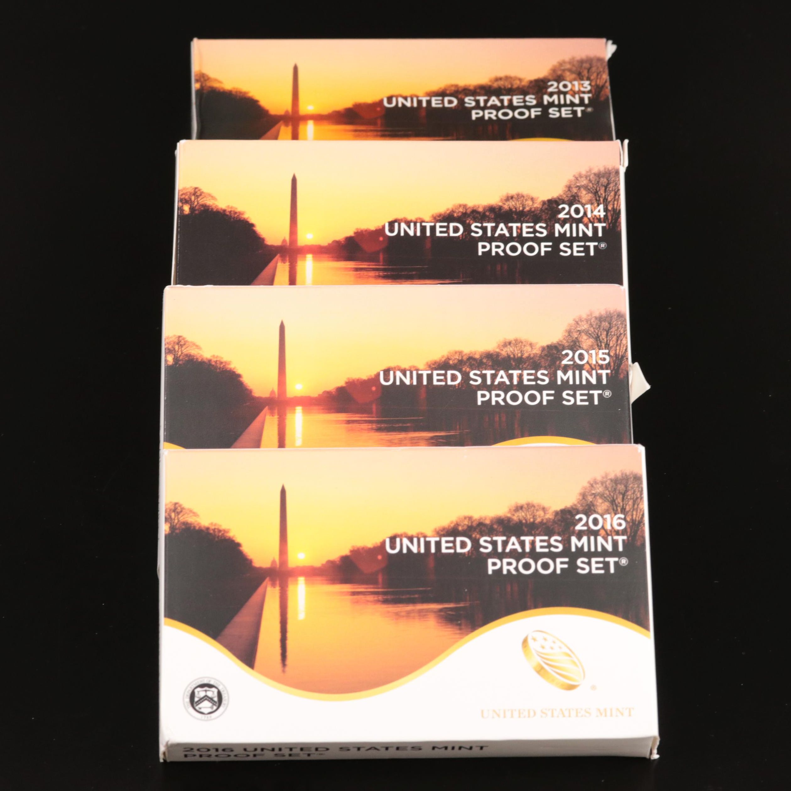 Four Different U.S. Proof Sets, 20132016 EBTH