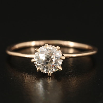 Vintage 14K 0.57 CT Diamond Solitaire Ring