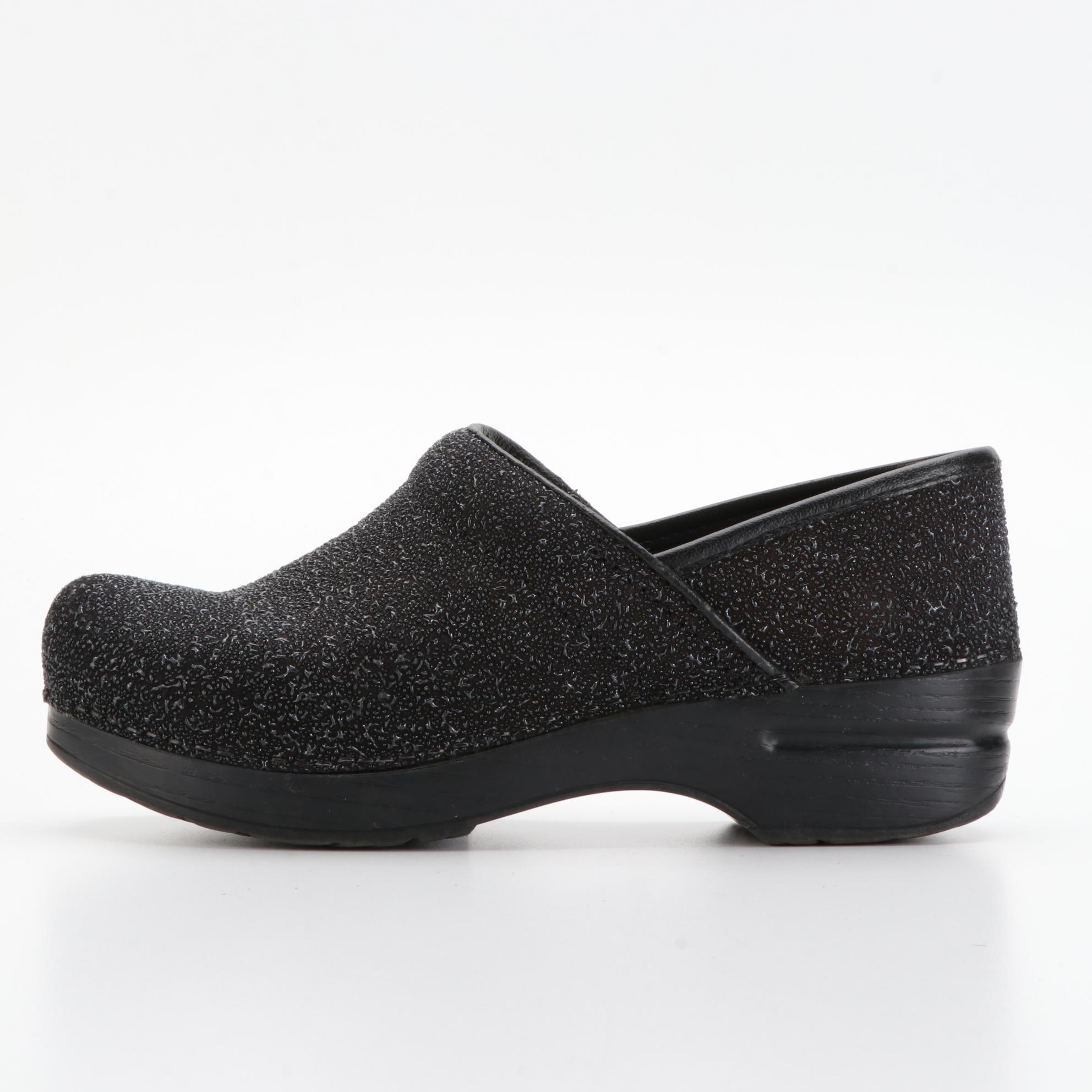 Dansko Clogs in Glitzy Leather and Back Ombré EBTH