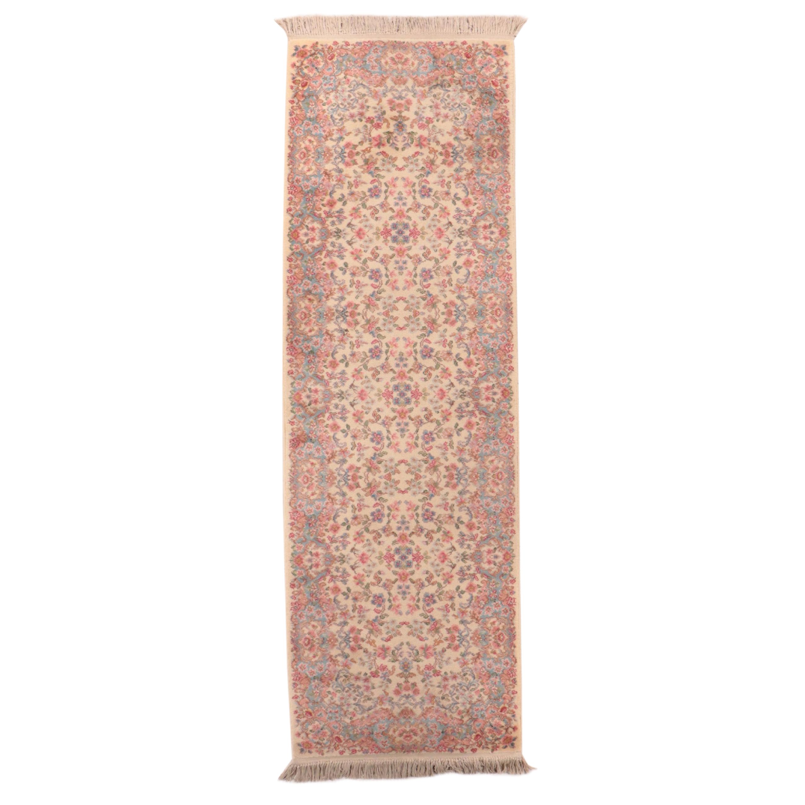 2'11 x 9'8 Machine Made IndoPersian Style Carpet Runner EBTH