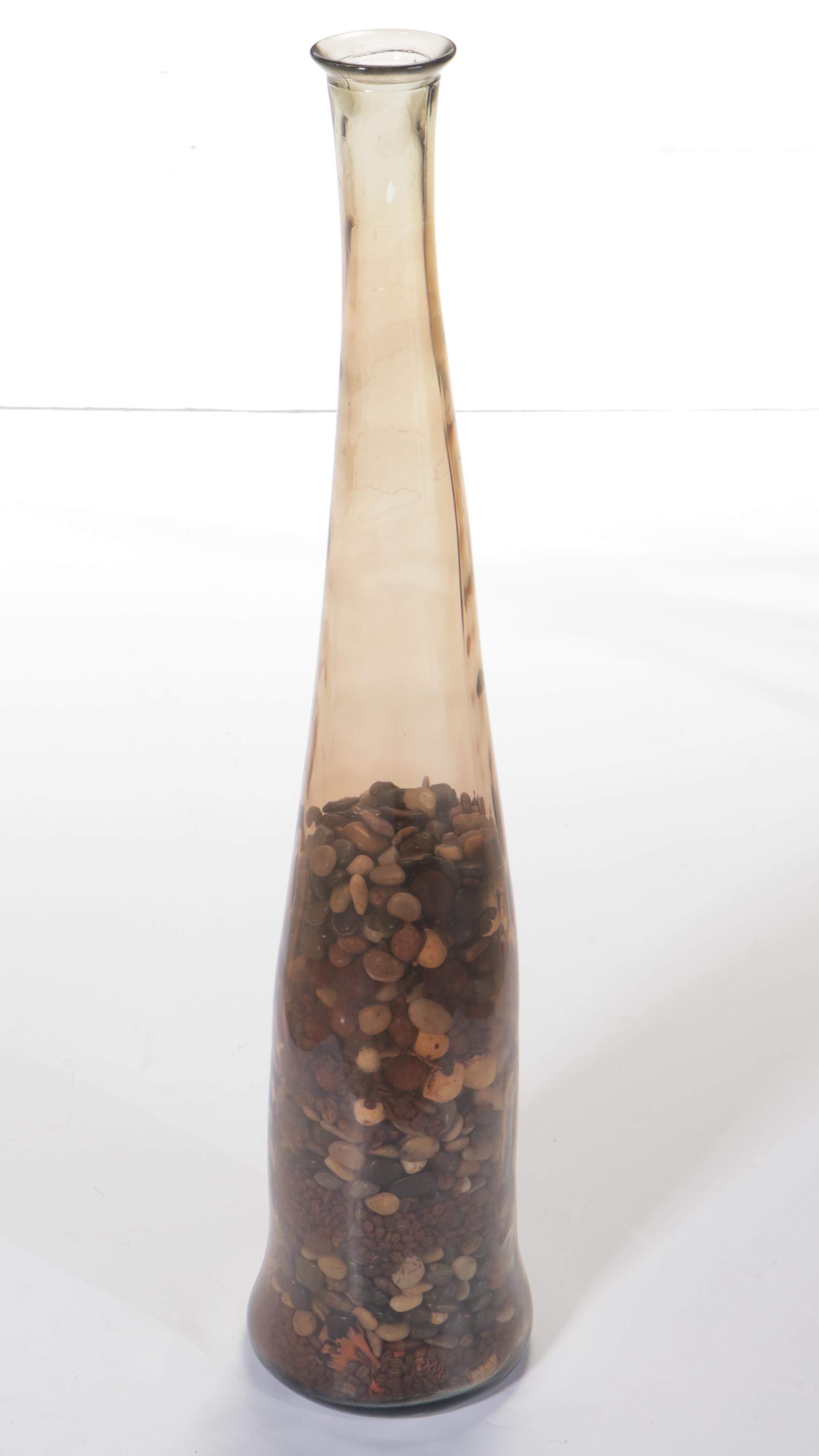 Vidrios San Miguel HandMade Recycled Glass Floor Vase with Decorative