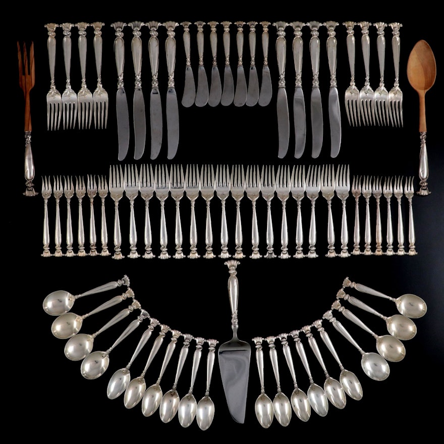 Wallace "Romance of The Sea" Sterling Flatware and Serving Utensils, 1950–2009