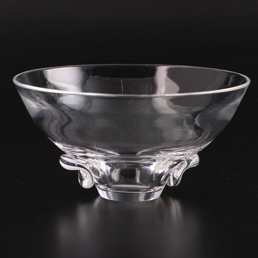 David Hills For Steuben "Talisman" Glass Bowl, Mid-20th Century