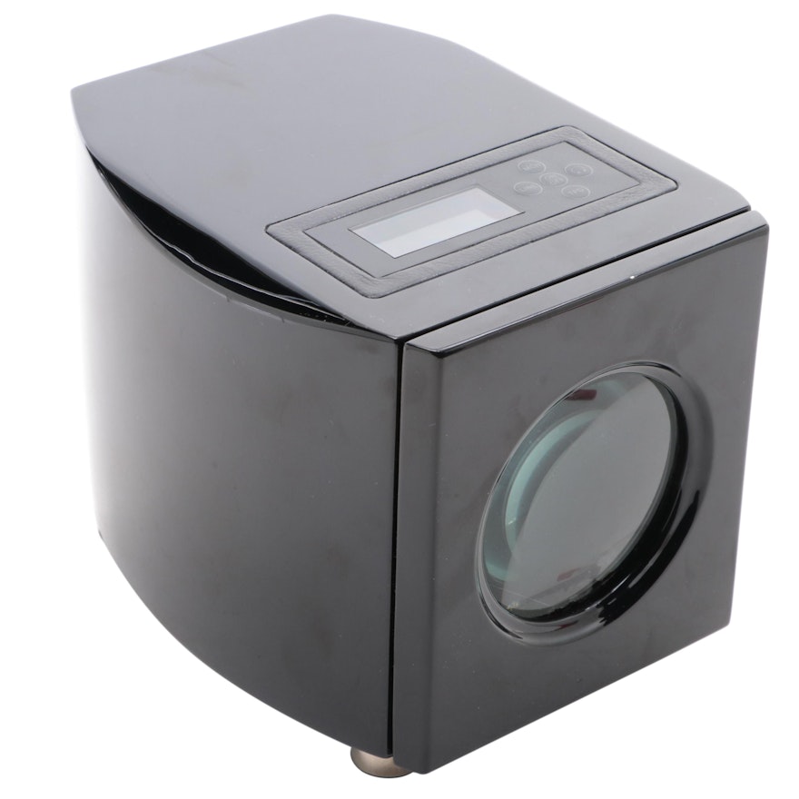 High-Gloss Lacquered Single Watch Winder