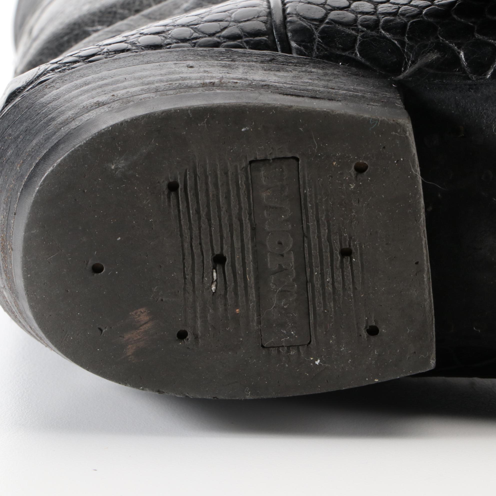 CustomMade Mingo's Boot Co. Western Boots in Alligator Skin and