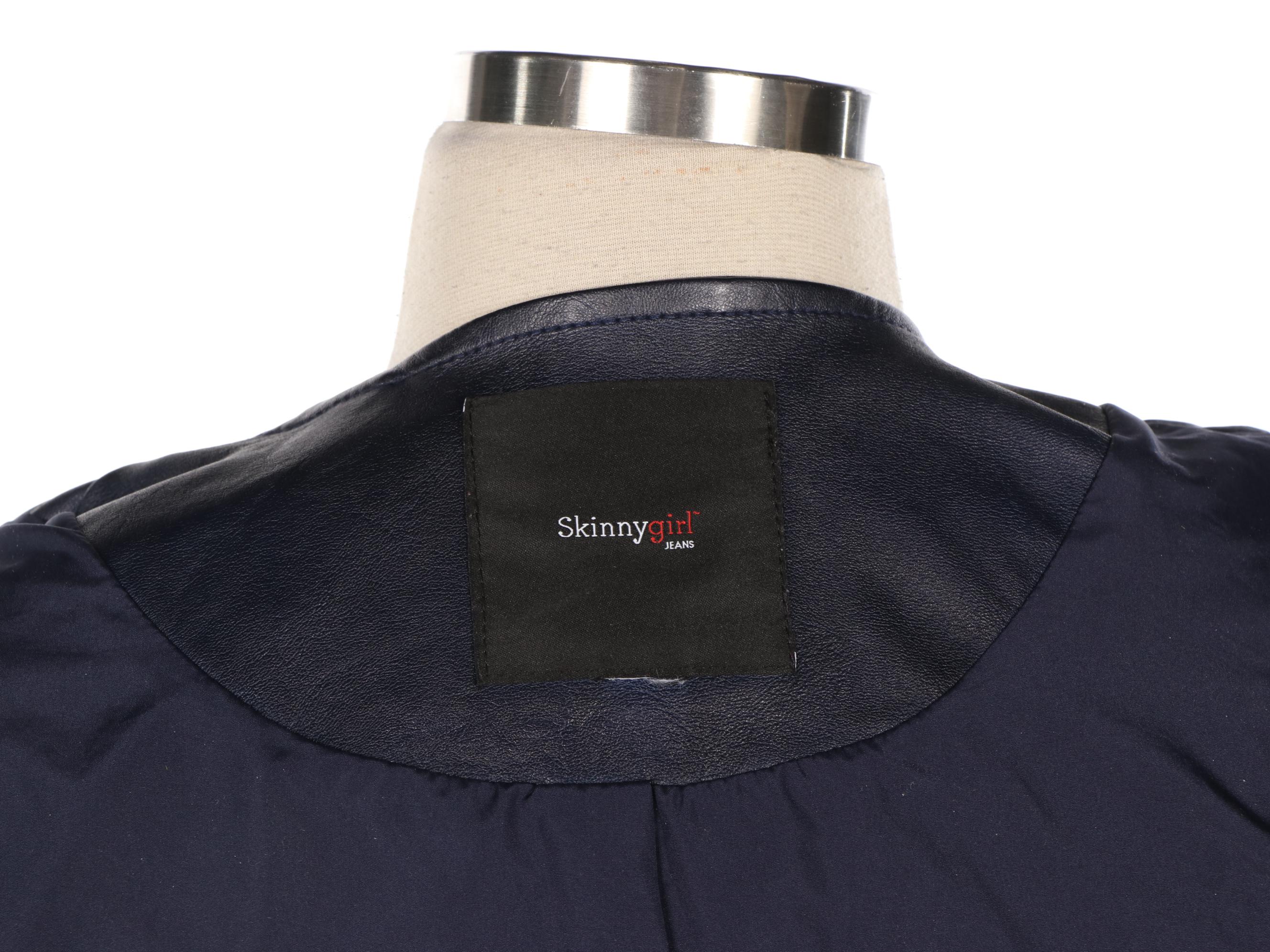 Pilcro and the Letterpress Jeans and Skinny Girl Dyed Faux Leather