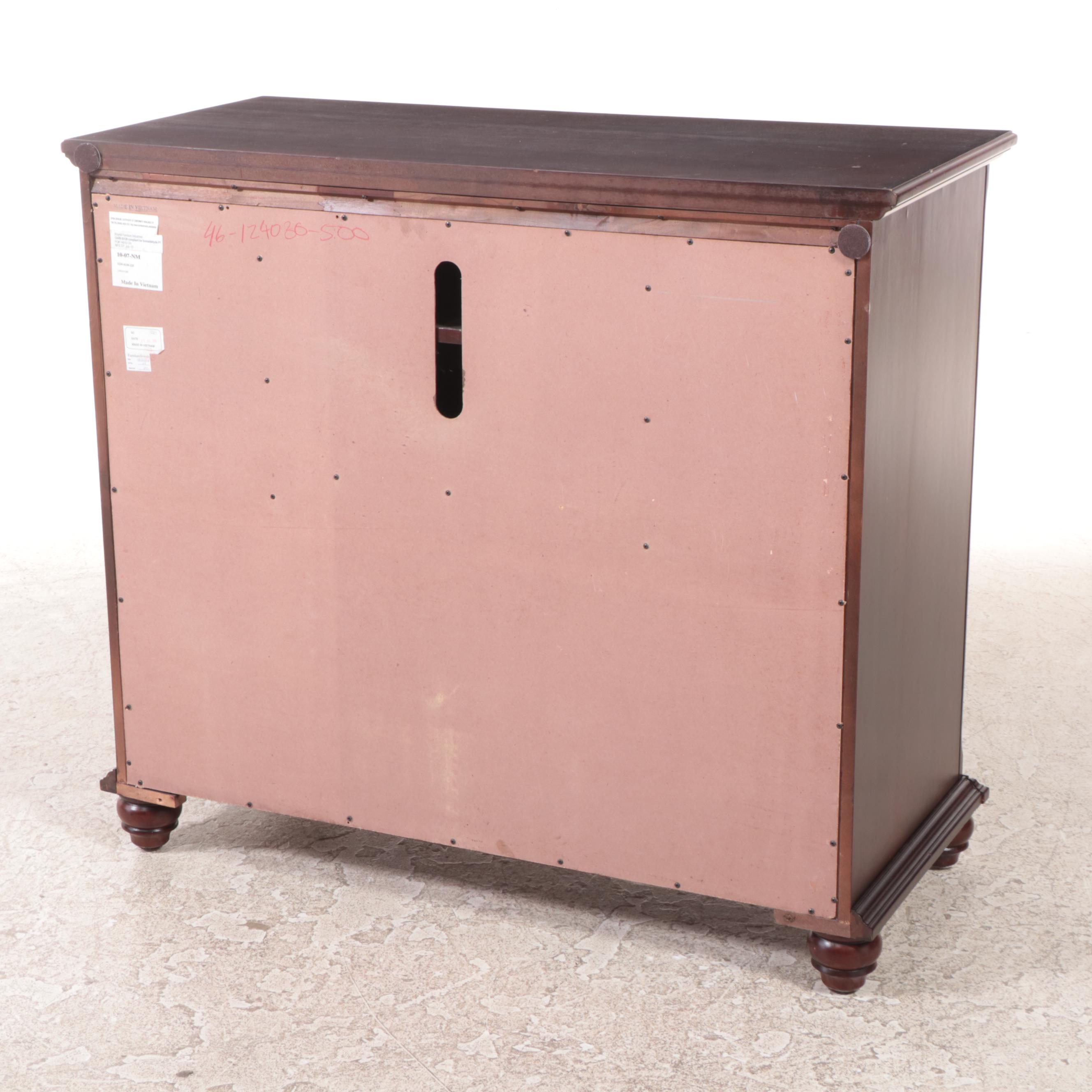 Broyhill CherrywoodStained SixDrawer Media Chest EBTH