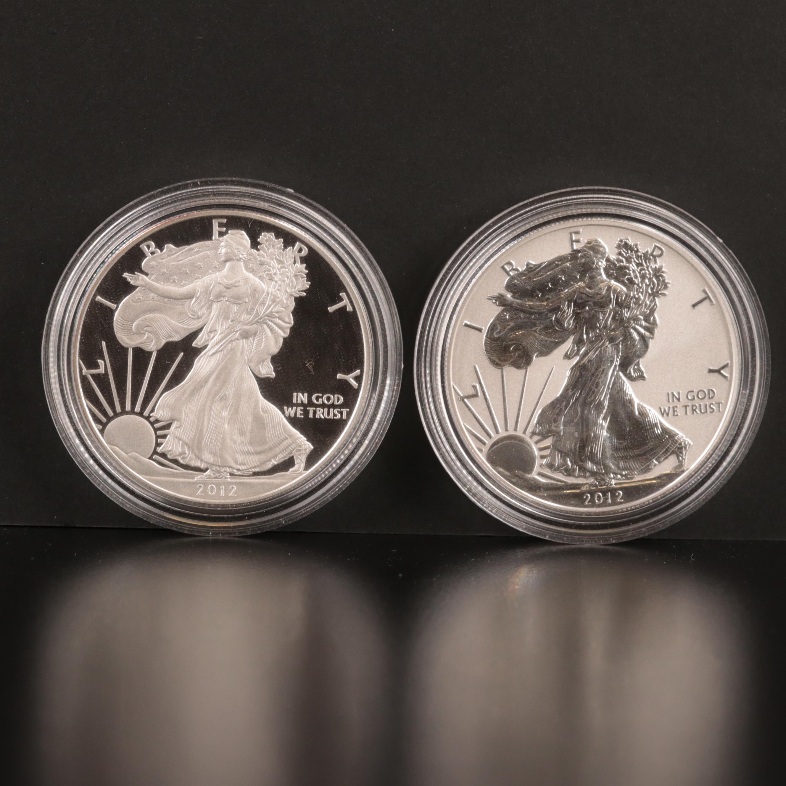 2012 American Eagle San Francisco Two-Coin Silver Proof Set | EBTH