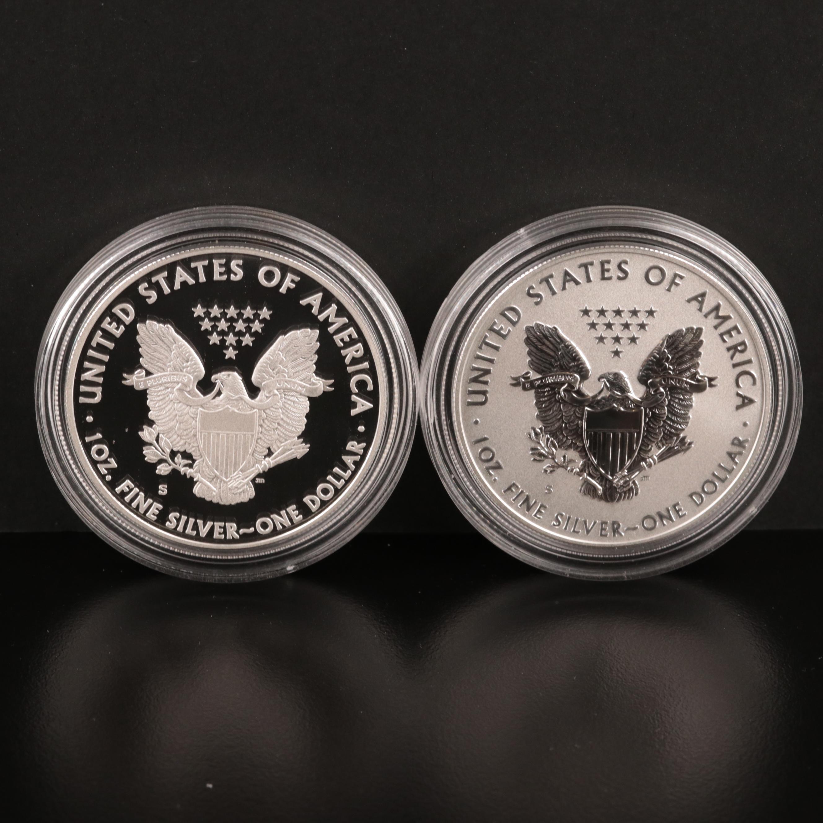 2012 American Eagle San Francisco Two-Coin Silver Proof Set | EBTH