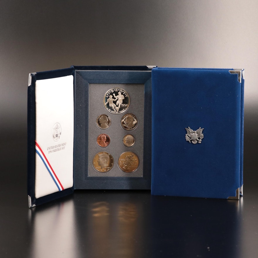 Two U.S. Mint Prestige Proof Sets, 1993 and 1994