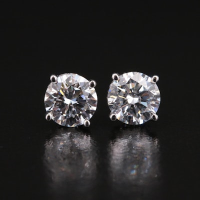 14K 2.48 CTW Lab Grown Diamond Earrings