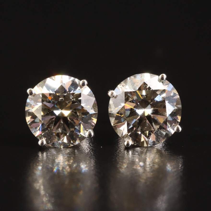 14K 6.02 CTW Lab Grown Diamond Stud Earrings