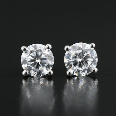 14K 1.86 CTW Lab Grown Diamond Stud Earrings
