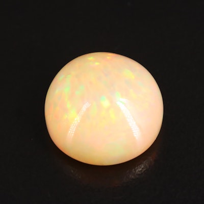 10.98 CT Round Opal Cabochon