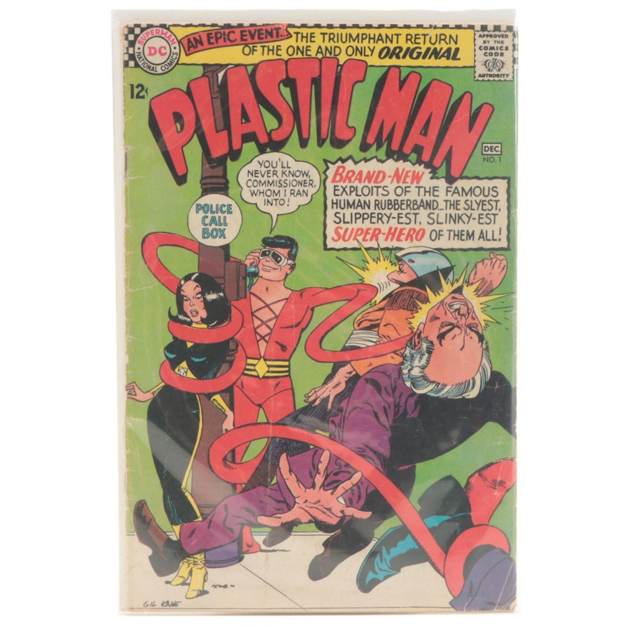 DC Silver Age "Plastic Man" Vol. 2 #1 Comic Book, 1966