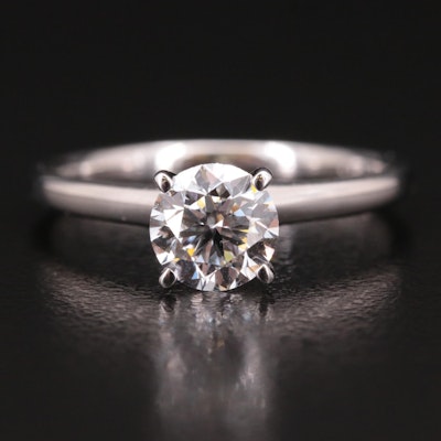 14K 0.86 CT Lab Grown Diamond Solitaire Ring