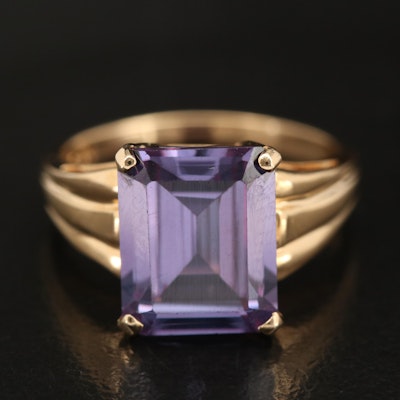 14K Color Change Sapphire Ring