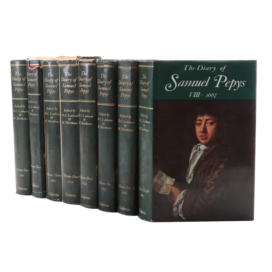 "The Diary of Samuel Pepys" Edited by R. Latham and W. Matthews, 1971–1974