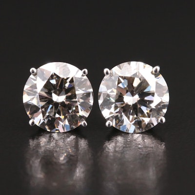 14K 6.12 CTW Lab Grown Diamond Stud Earrings