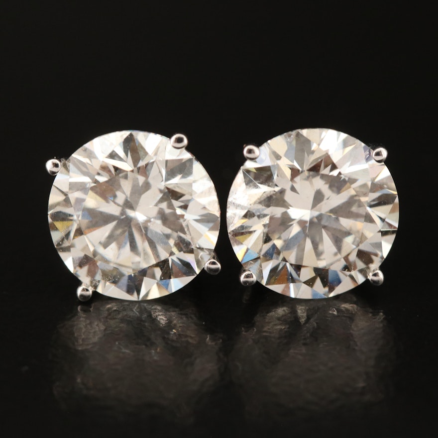 14K 6.01 CTW Lab Grown Diamond Stud Earrings