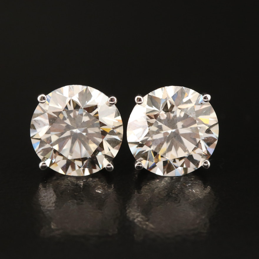 14K 5.96 CTW Lab Grown Diamond Stud Earrings