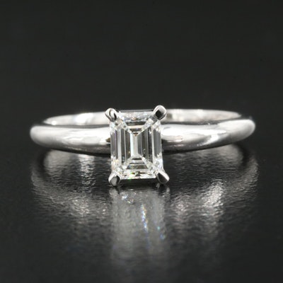 14K 0.61 CT Lab Grown Diamond Solitaire Ring