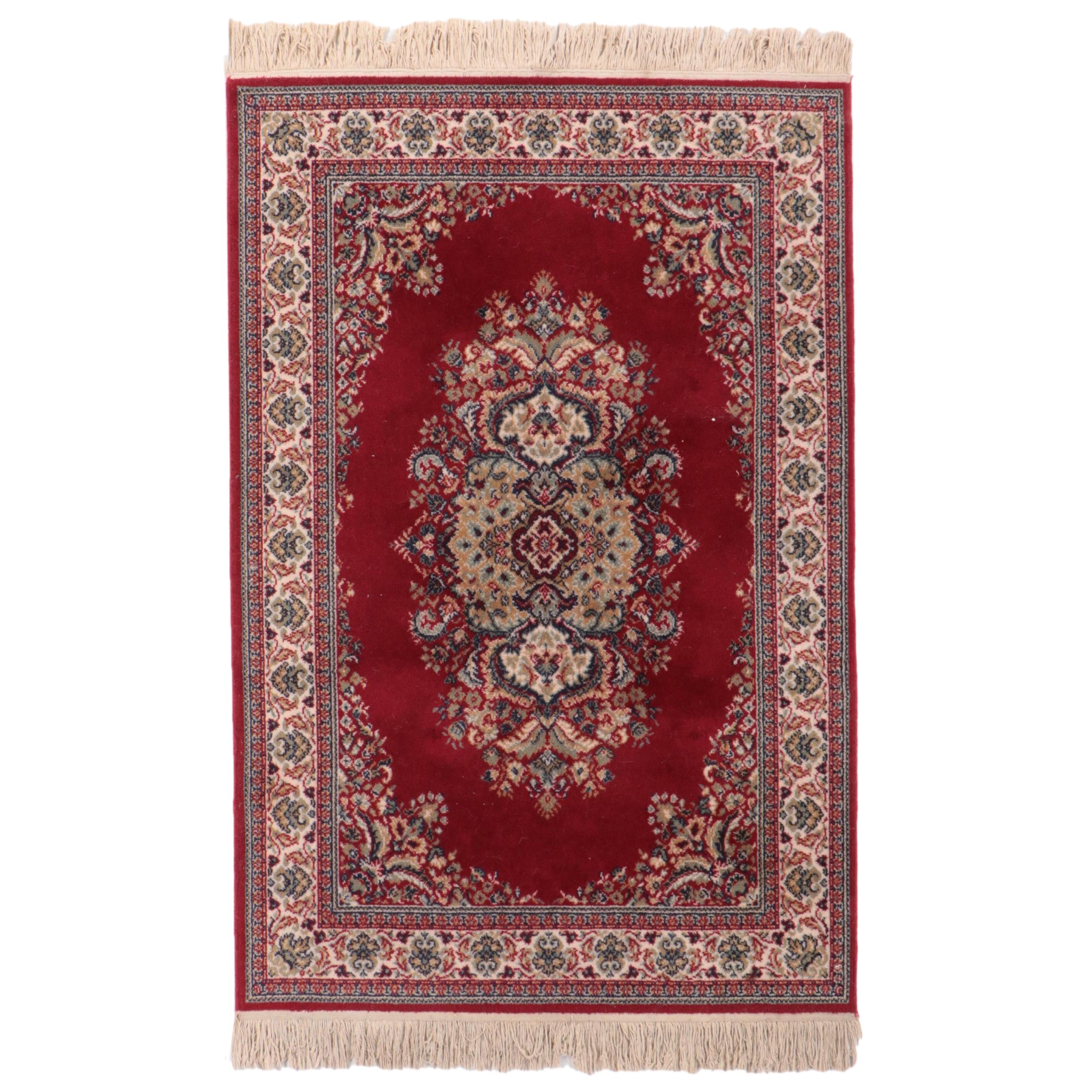 3'9 x 6'3 Machine Made Couristan Persian Kerman Style Area Rug EBTH