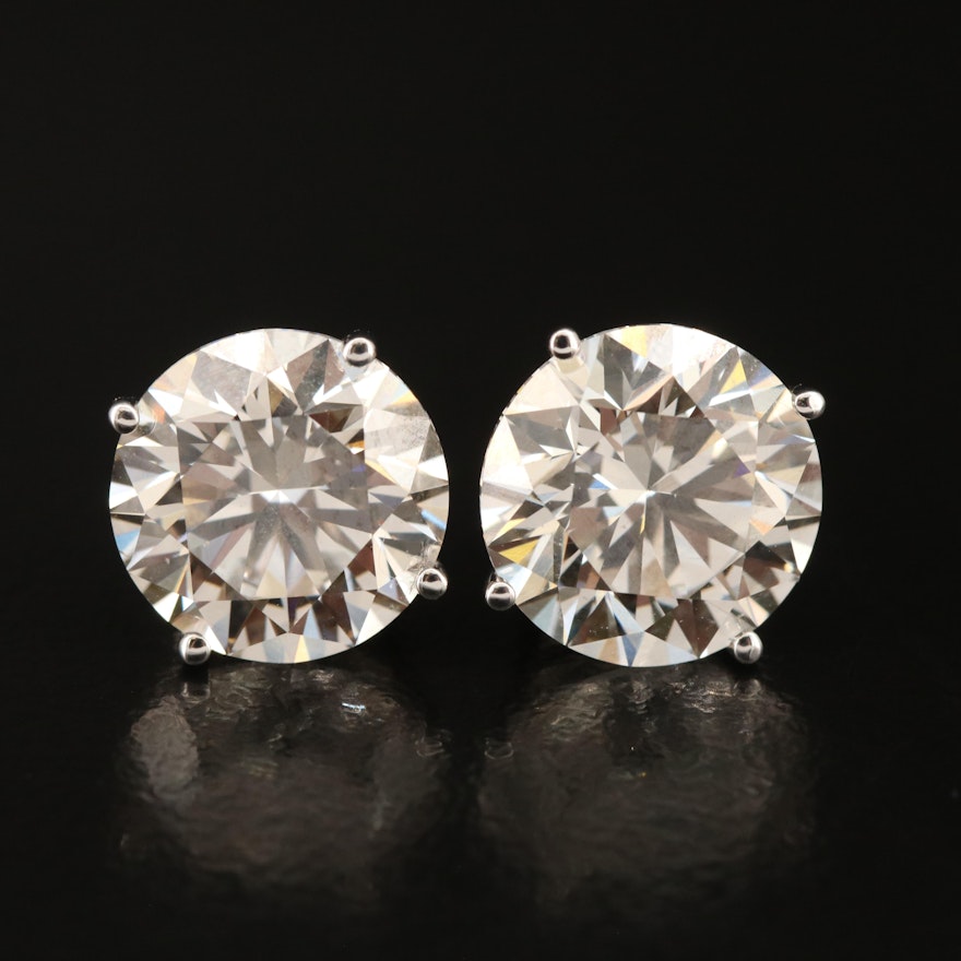 14K 6.17 CTW Lab Grown Diamond Stud Earrings