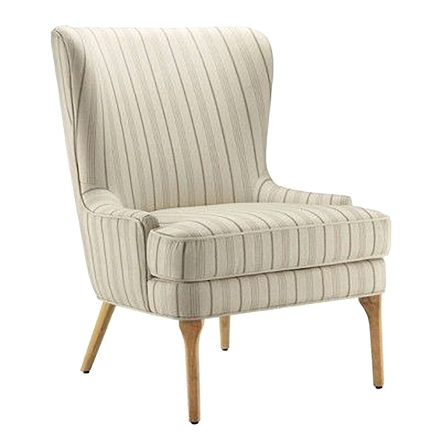 Threshold Cheswold Striped Wingback Chair